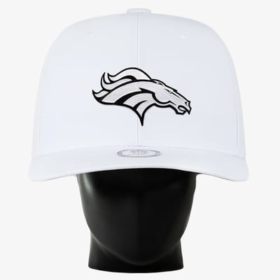 Denver Broncos Noggin Boss Unisex Big Hat - White
